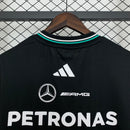 Camiseta Mercedes AMG PETRONAS Preta 2025 Season