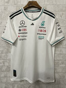 Camiseta Mercedes AMG PETRONAS Branca 2025 Season
