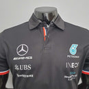 Polo Mercedes Tommy - Preta Polo