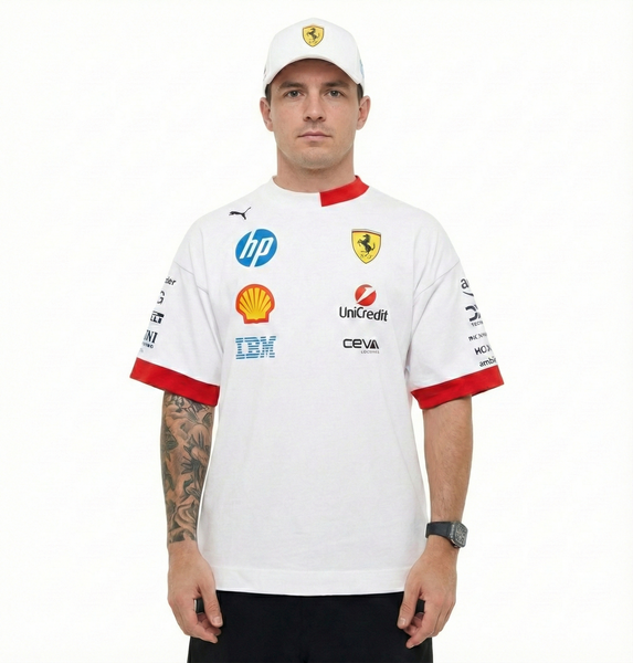 Camiseta Ferrari HP Miami Special Edition 2025 Season White