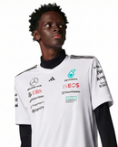 Camiseta Mercedes AMG PETRONAS Branca 2025 Season