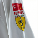 Camiseta Ferrari Branca Iconic Sponsorships Mashup