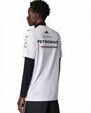 Camiseta Mercedes AMG PETRONAS Branca 2025 Season
