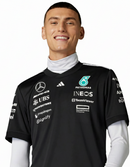 Camiseta Mercedes AMG PETRONAS Preta 2025 Season
