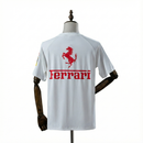 Camiseta Ferrari Branca Iconic Sponsorships Mashup