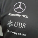 Camiseta Mercedes Tommy - Preta