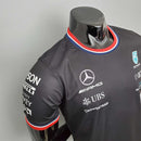 Camiseta Mercedes Tommy - Preta