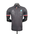 Polo Mercedes Tommy - Preta Polo